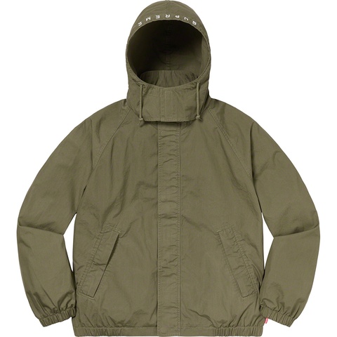Supreme Raglan Court Jacket - Olive