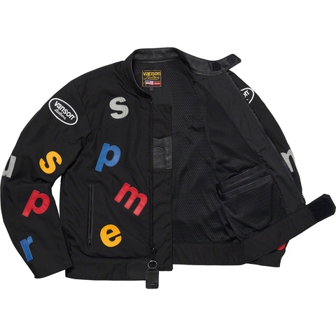 Supreme®/Vanson Leathers® Letters Cordura® Jacket - Supreme