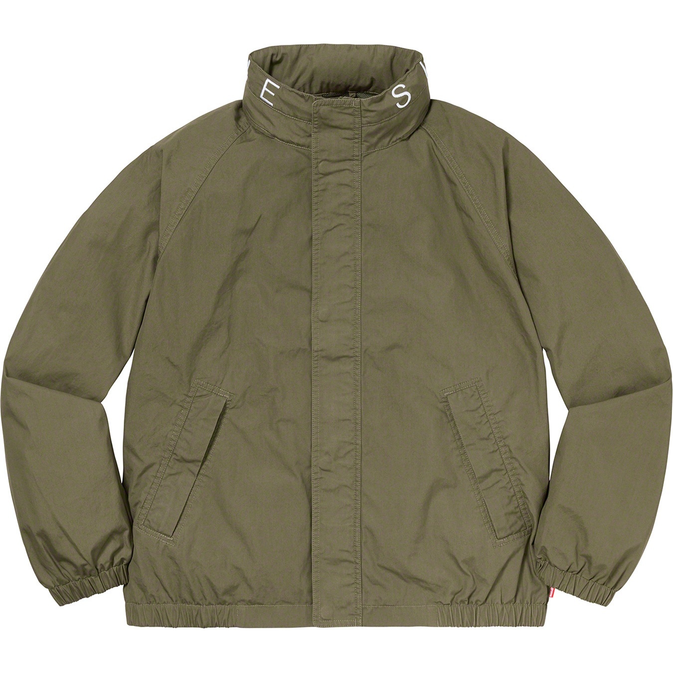 Supreme Raglan Court Jacket (SS20) - Olive - $198