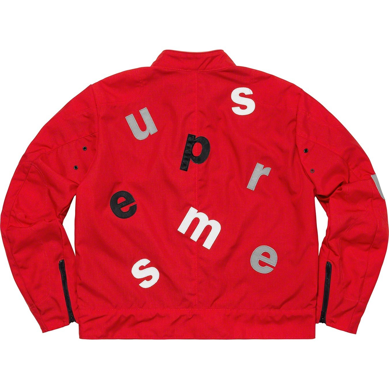 Supreme Supreme Vanson Leathers Letters Cordura Jacket (SS20) - Red - $998