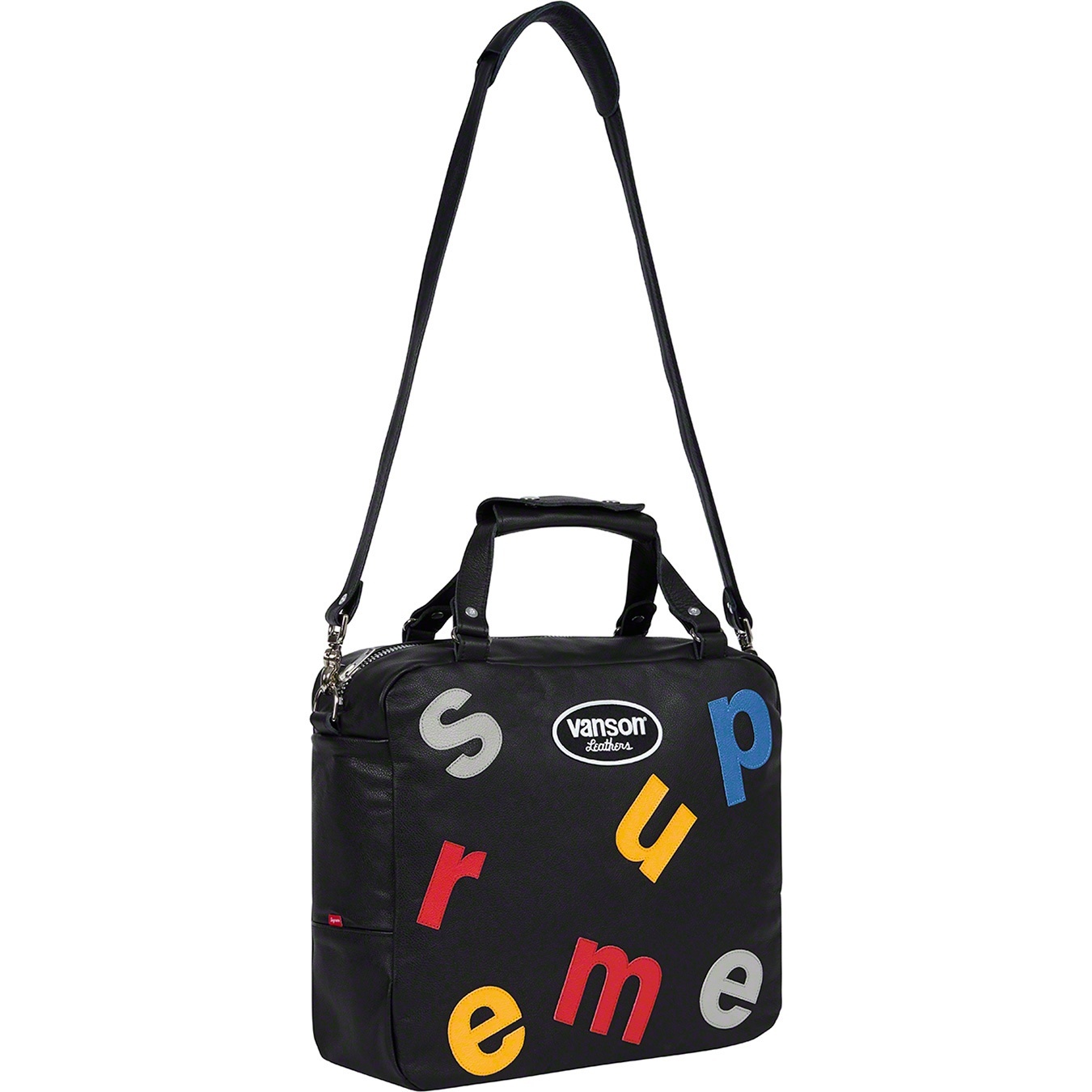 Supreme Supreme Vanson Leathers Letters Bag (SS20) - Black - $328