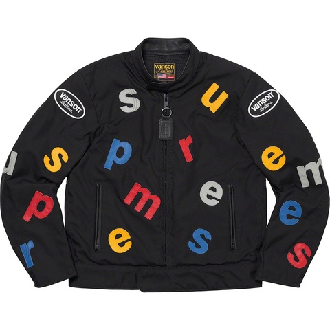 Supreme®/Vanson Leathers® Letters Cordura® Jacket - Supreme