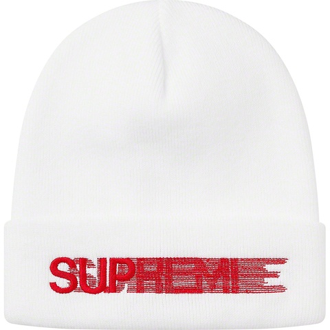 Supreme Motion Logo Beanie - White