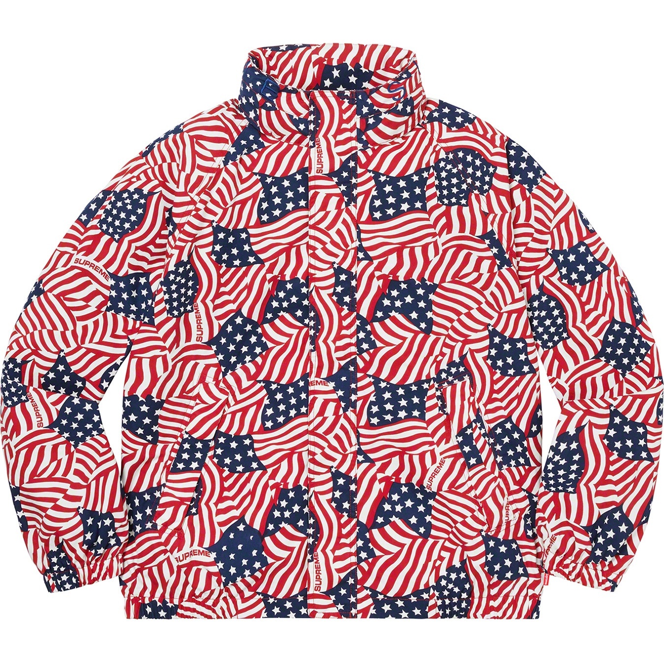 Supreme Raglan Court Jacket (SS20) - Flags - $198