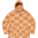 Supreme Faux Suede Patchwork Hooded Jacket (SS20) - Tan