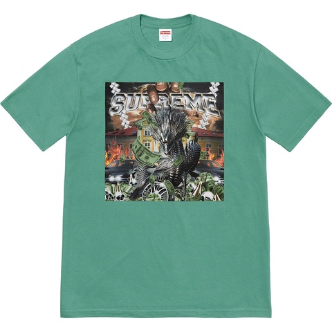 Supreme Dragon Tee - Dusty Teal