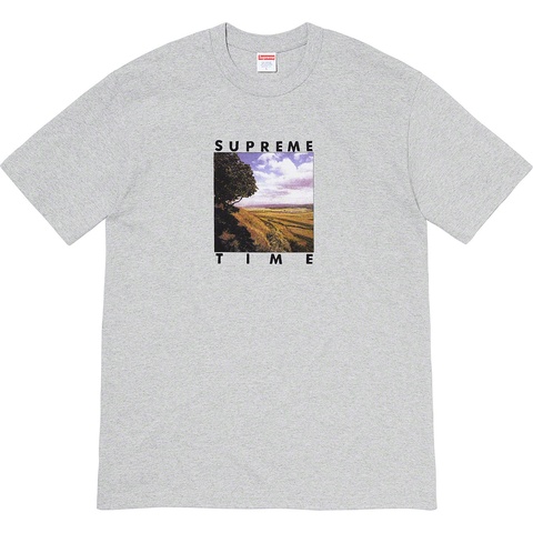 Supreme Supreme Time Tee - Heather Grey