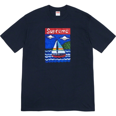 Supreme Sailboat Tee - Navy