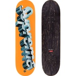 Supreme Chrome Logo Skateboard (SS20) - Orange - 8.25" x 32"