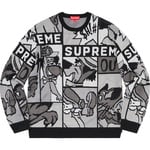 Supreme Cartoon Sweater (SS20) - Black