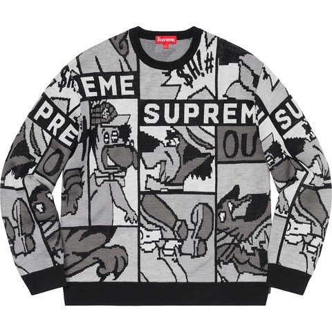 Supreme Cartoon Sweater - Black