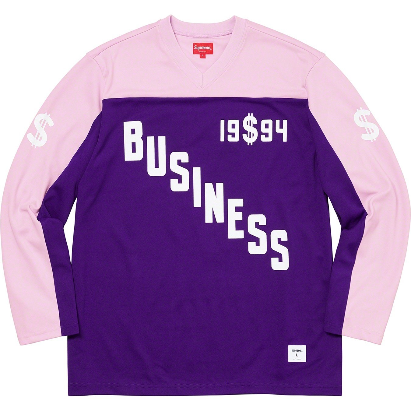 Supreme Business Hockey Jersey (SS20) - Purple - $118
