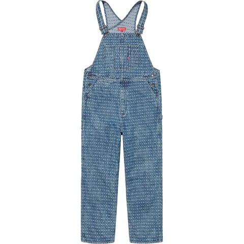 Jacquard Logos Denim Overalls - spring/summer 2020 - Supreme