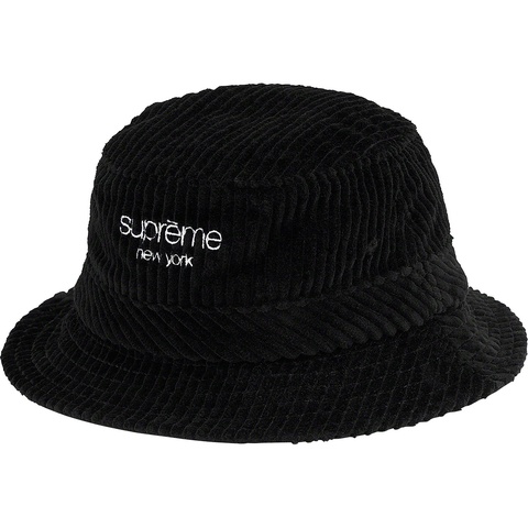 Supreme Wide Wale Corduroy Crusher - Black