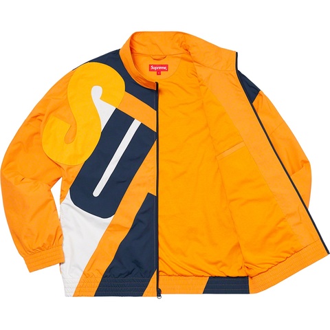Supreme Big Letter Track Jacket - Dark Orange