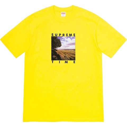 Supreme Supreme Time Tee - Yellow