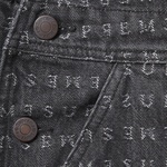 Supreme Jacquard Logos Denim Overalls (SS20) - Black