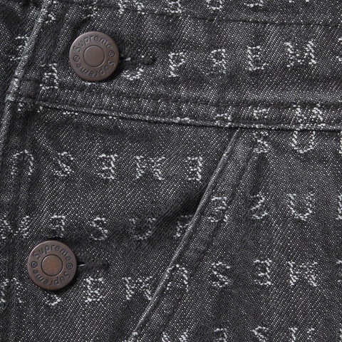Jacquard Logos Denim Overalls - spring/summer 2020 - Supreme