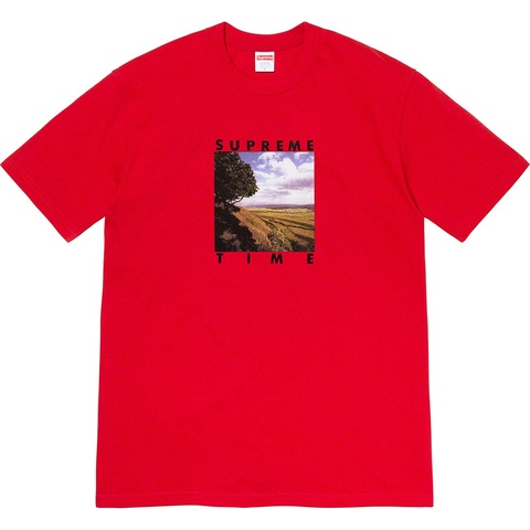 Supreme Supreme Time Tee - Red