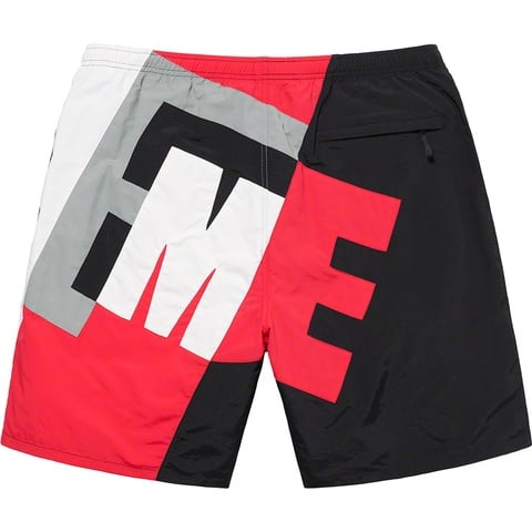 Supreme Big Letter Water Short - Black
