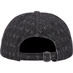 Supreme Jacquard Logos Denim 6-Panel (SS20) - Black