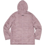 Supreme Faux Suede Patchwork Hooded Jacket (SS20) - Dusty Purple