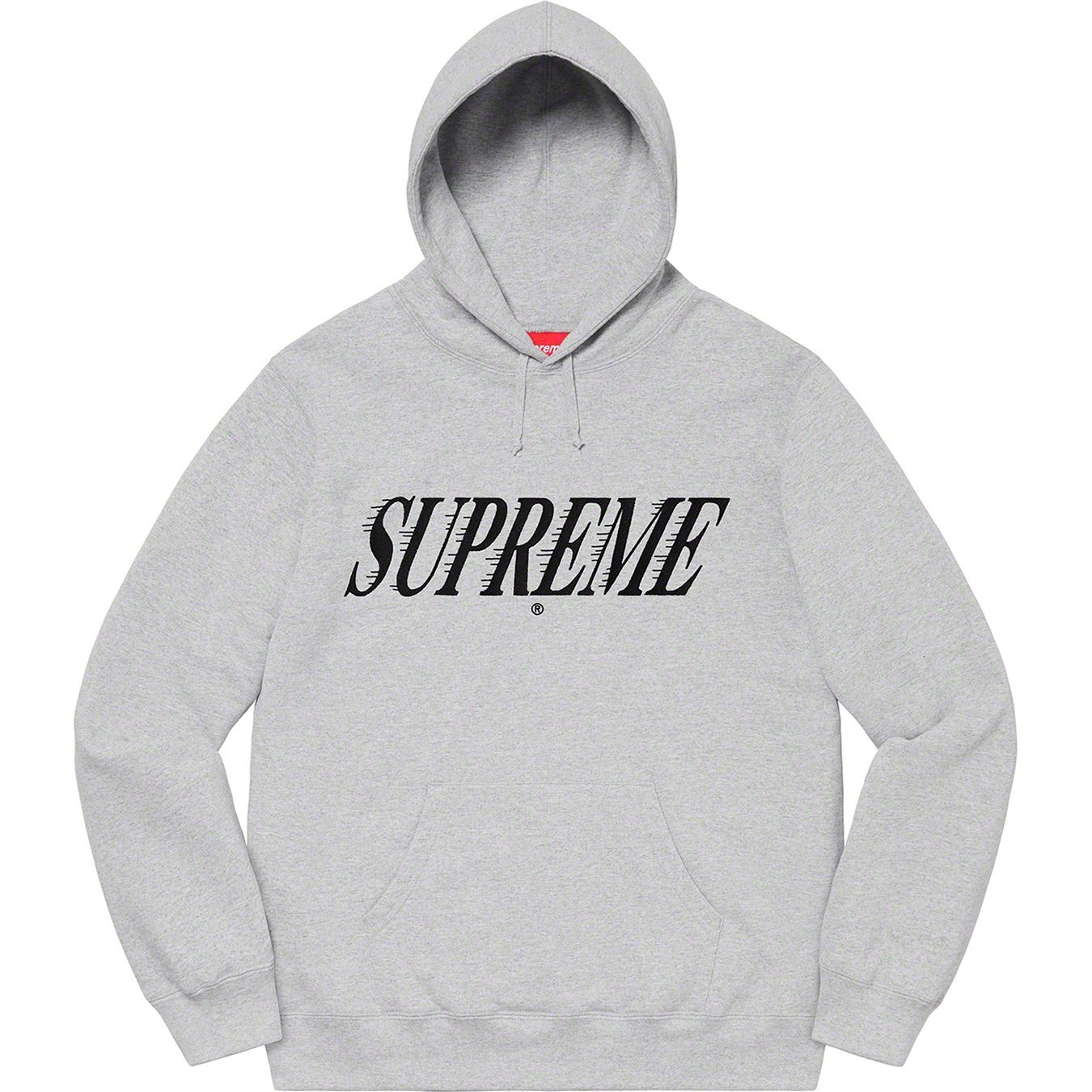 Supreme Crossover Hooded Sweatshirt (SS20) - Heather Grey - $158
