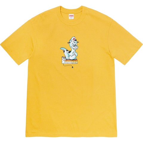 Supreme Dinosaur Tee - Acid Yellow