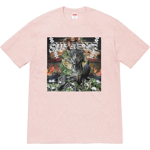 Supreme Dragon Tee - Heather Pink