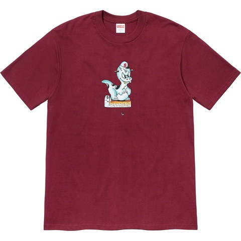 Supreme Dinosaur Tee - Burgundy