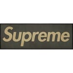 Supreme Woven Straw Mat (SS20) - Black