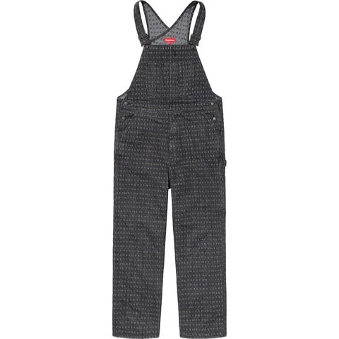 希少！Supreme Jacquard Logos Denim Overalls Jacquard Logos Denim Overalls - spring/summer 2020 - Supreme