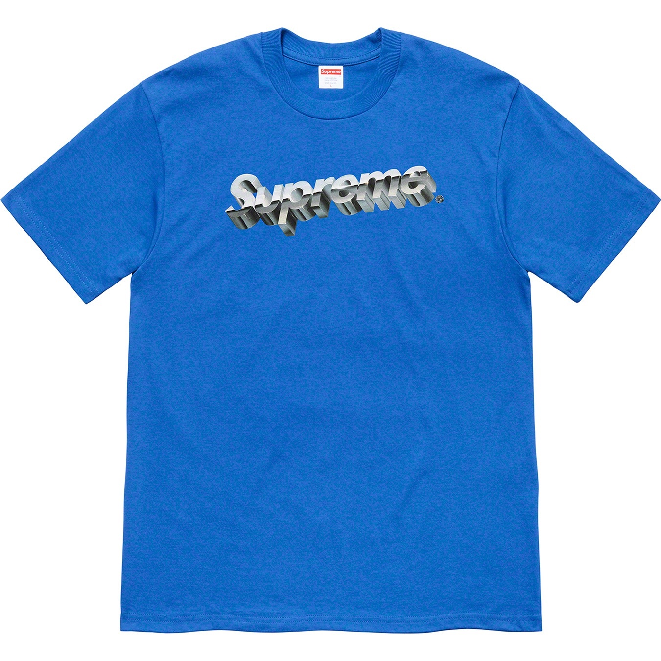 Supreme Chrome Logo Tee (SS20) - $38