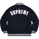 Supreme Supreme New Era MLB Varsity Jacket (SS20) - Navy