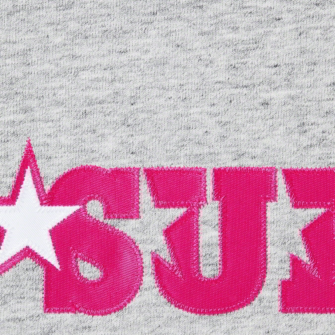 Supreme Star Logo S S Top (SS20) - Heather Grey - $78