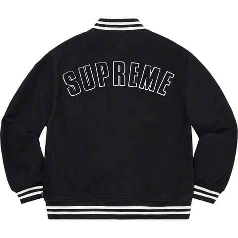 Supreme Supreme®/New Era®/MLB Varsity Jacket - Black