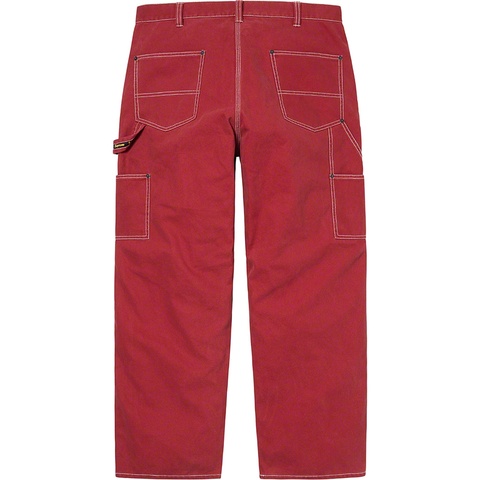 Supreme Double Knee Painter Pant - Red