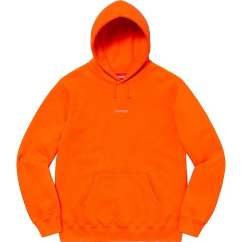 Supreme Digital Logo Hooded Sweatshirt - Orange