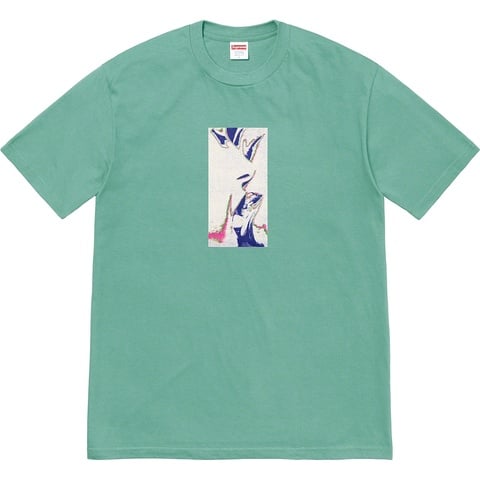Supreme My Bloody Valentine/Supreme Glider Tee - Dusty Teal
