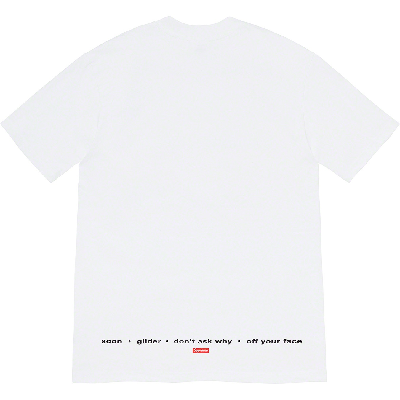 Supreme My Bloody Valentine Supreme Glider Tee (SS20) - White - $48
