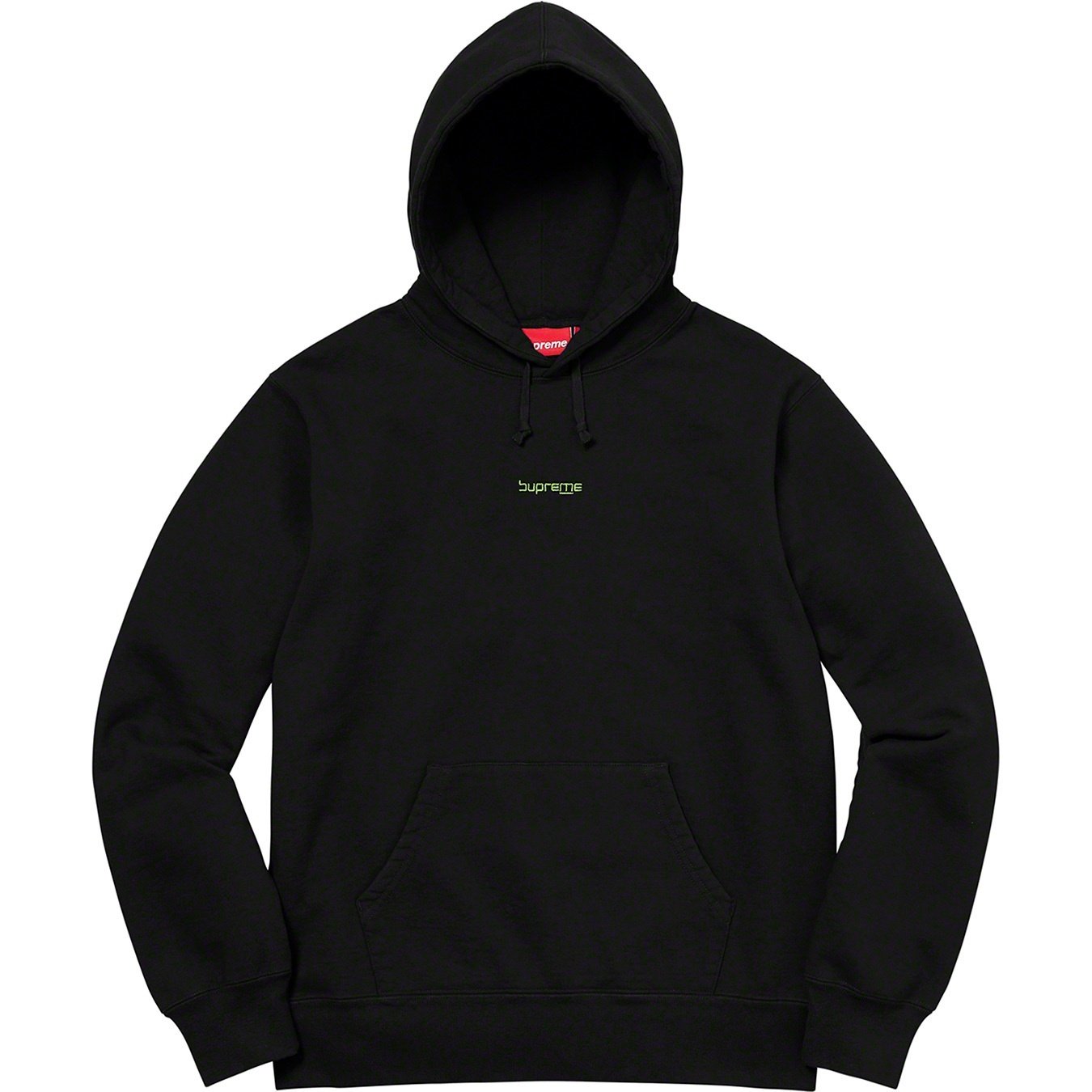 Supreme Digital Logo Hooded Sweatshirt (SS20) - Black - $158