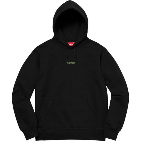 Supreme Digital Logo Hooded Sweatshirt - Black