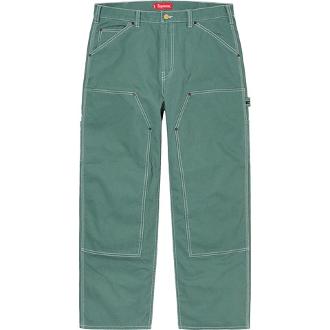 Supreme Double Knee Painter Pant - Work Green