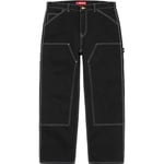 Supreme Double Knee Painter Pant (SS20) - Black
