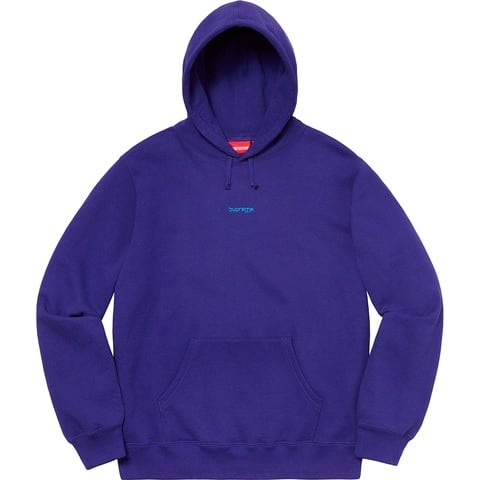 Supreme Digital Logo Hooded Sweatshirt - Dark Royal