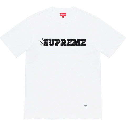 Supreme Star Logo S/S Top - White