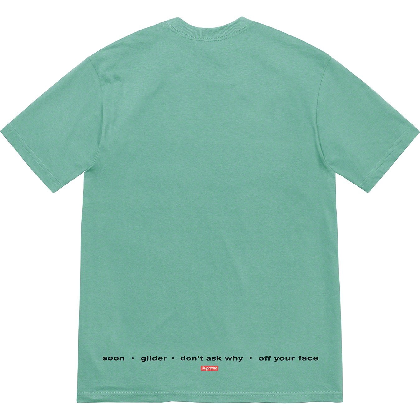Supreme My Bloody Valentine Supreme Glider Tee (SS20) - Dusty Teal - $48