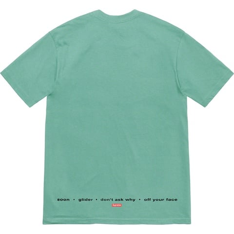 Supreme My Bloody Valentine/Supreme Glider Tee - Dusty Teal