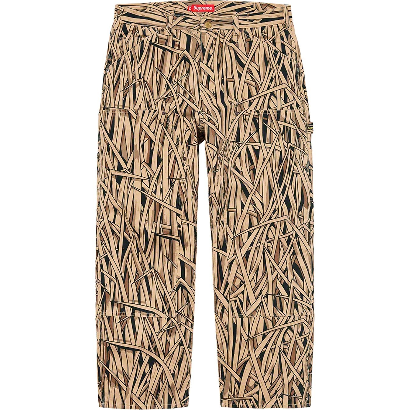 Supreme Double Knee Painter Pant (SS20) - Marsh Camo - $148