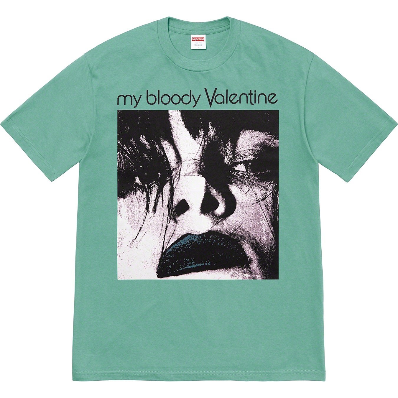 Supreme My Bloody Valentine Supreme Feed Me With Your Kiss Tee (SS20) - Dusty Teal - $48